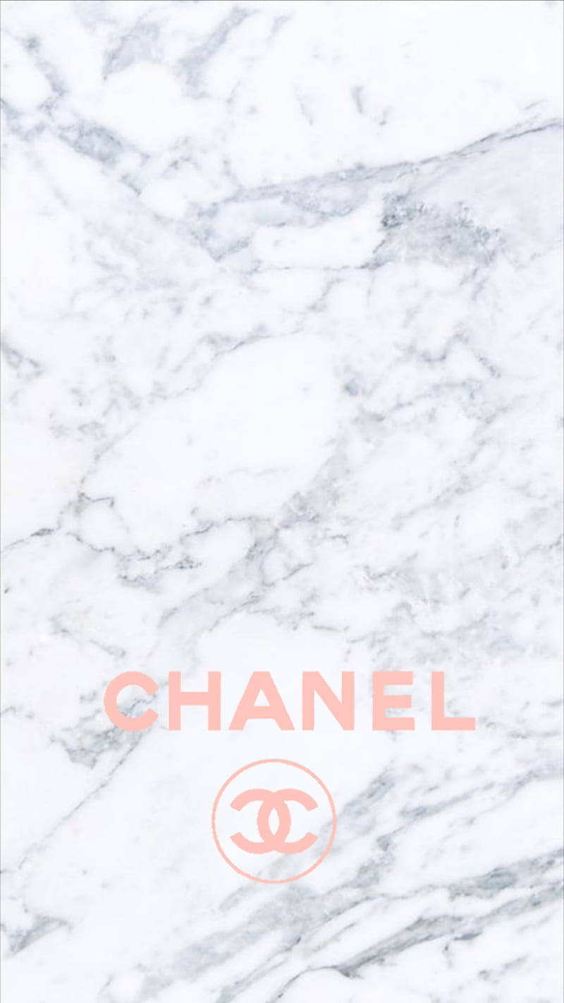 The Iconic Pink Chanel Logo Background