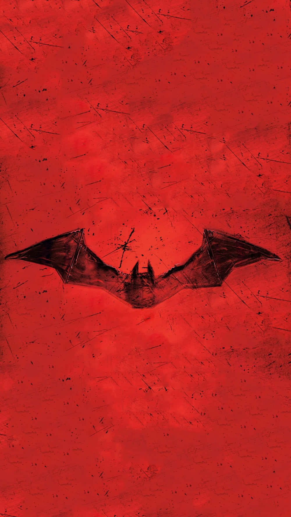 The Iconic Red Batman Logo