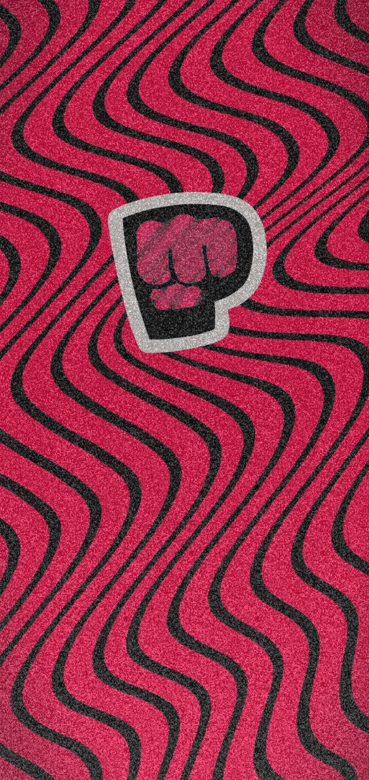 The Iconic Red Brofist Emblem Of Pewdiepie Background