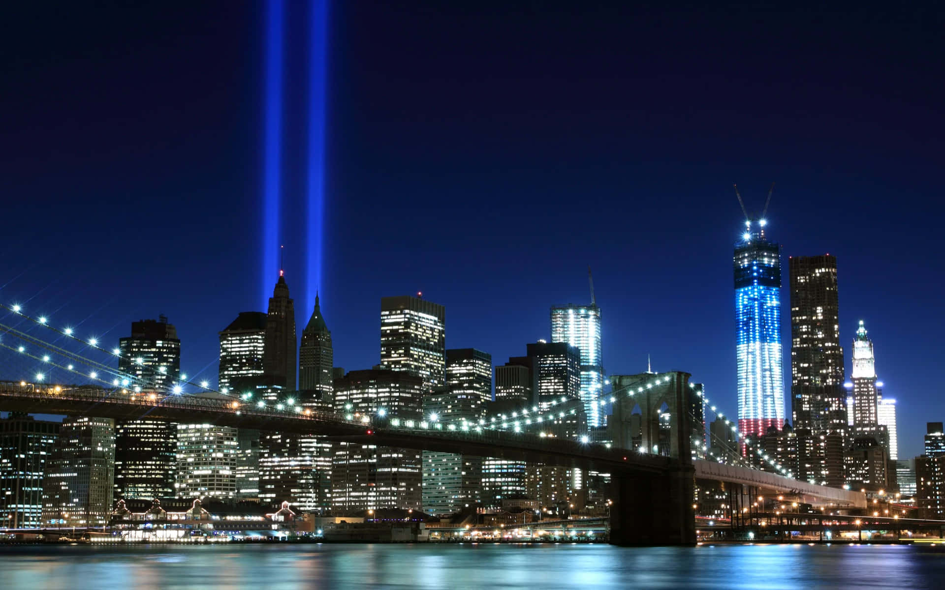 The Iconic Skyline Of New York City Background