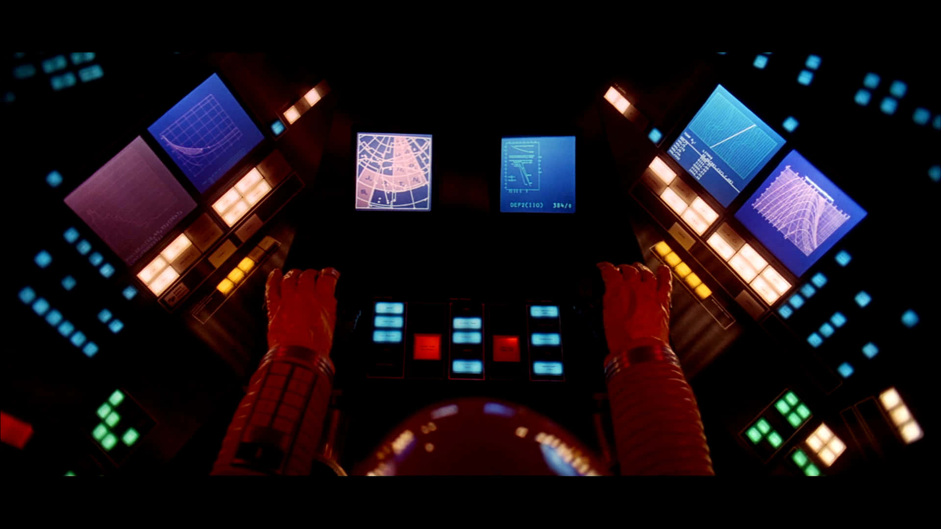 The Iconic Space Station V From Stanley Kubrick's 1968 Science Fiction Film, 2001 A Space Odyssey Background