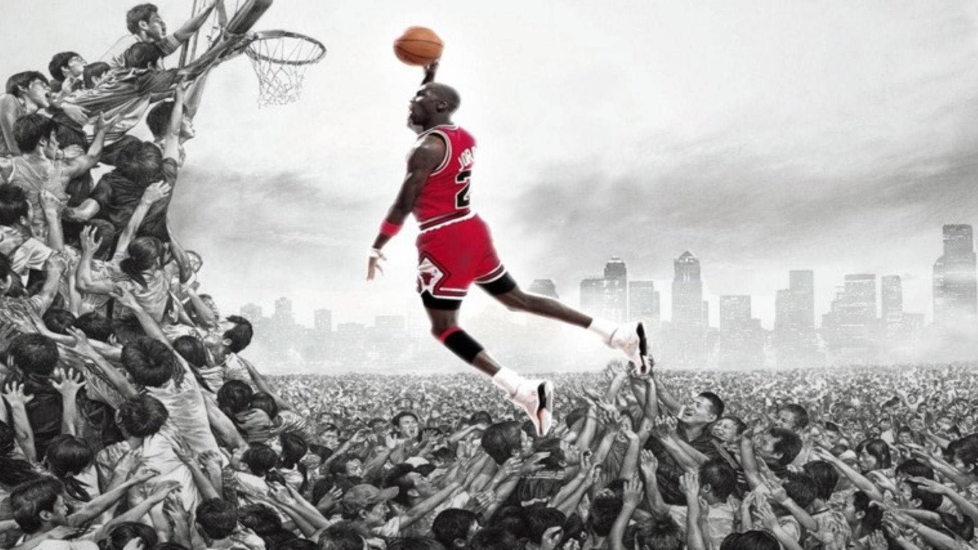 The Iconic Style Of Jordan Shoes Background