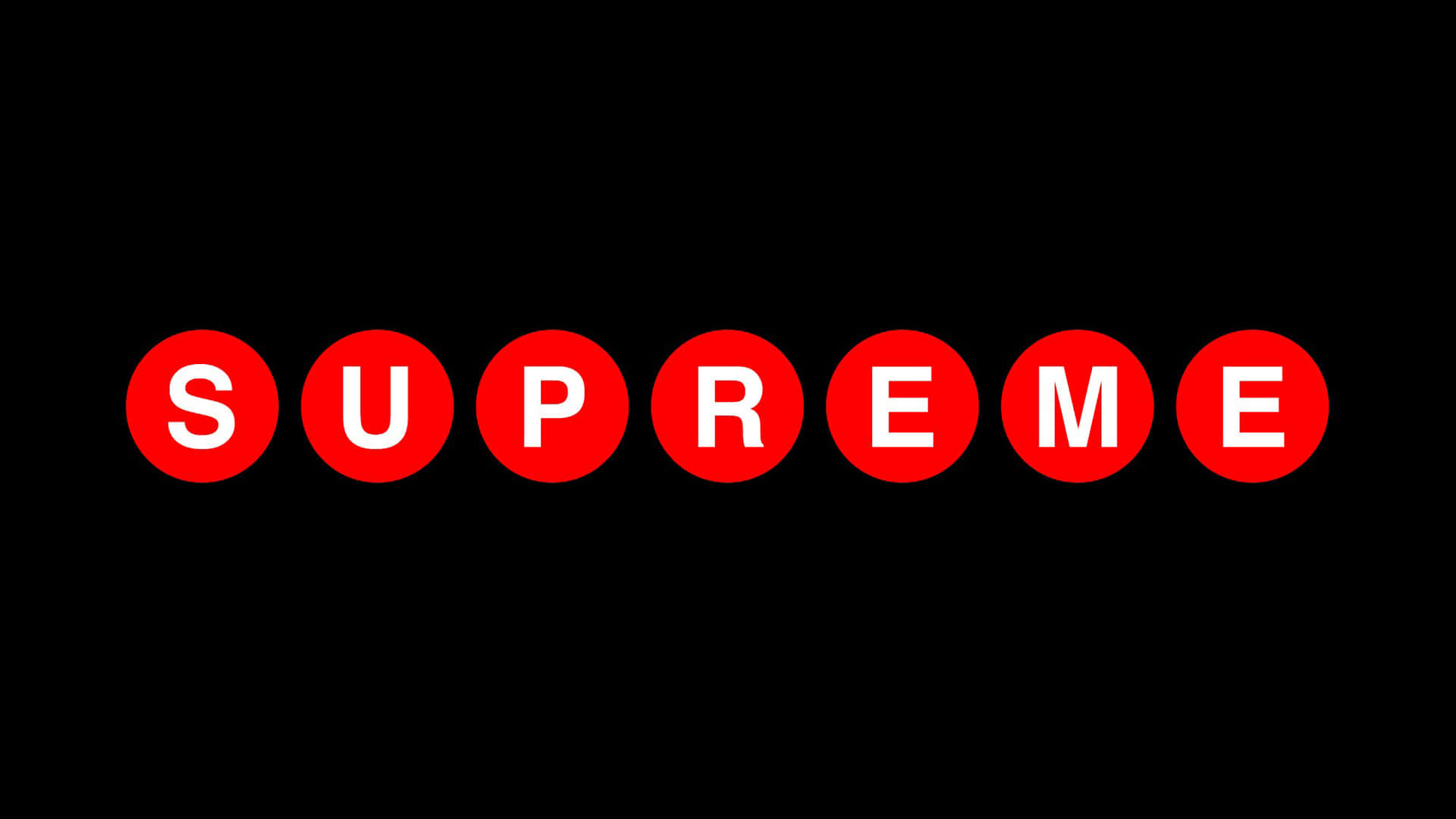 The Iconic Supreme Logo Background