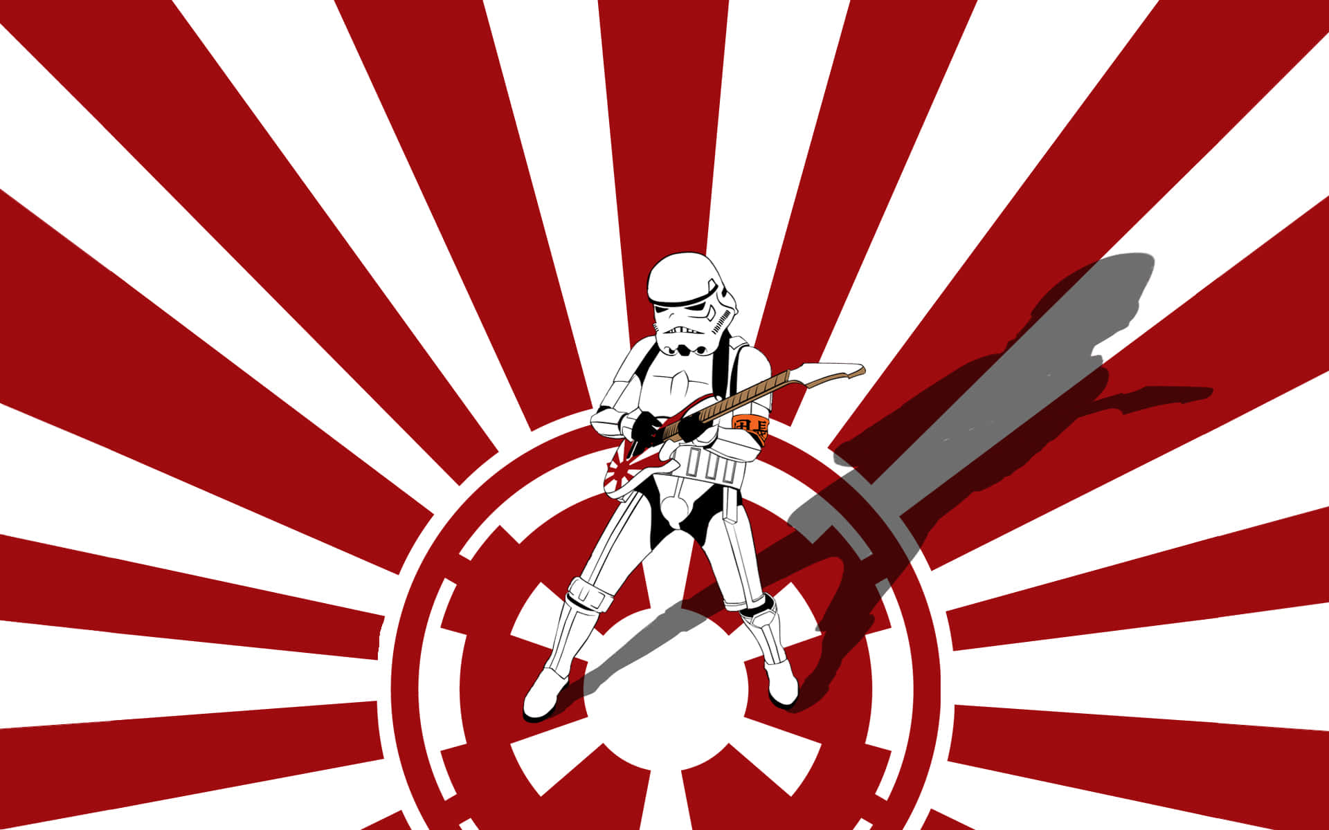 The Iconic Symbol Of The Galactic Empire Background