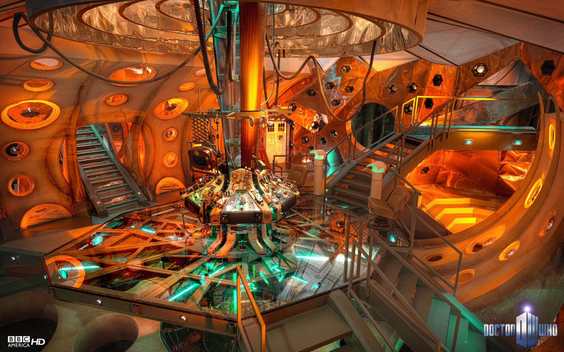 The Iconic Tardis Interior From Doctor Who Hd