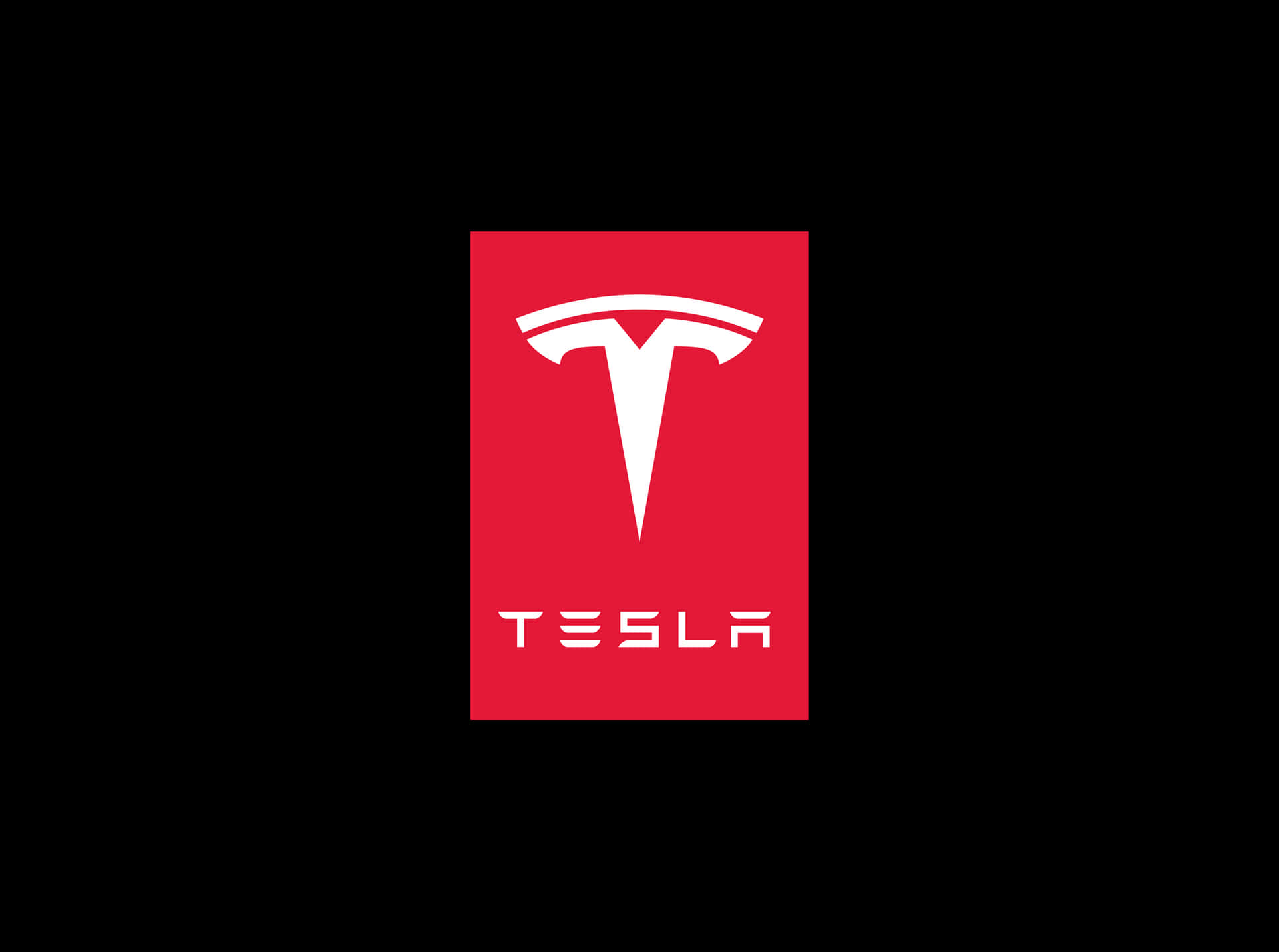 The Iconic Tesla Logo In 4k Resolution. Background