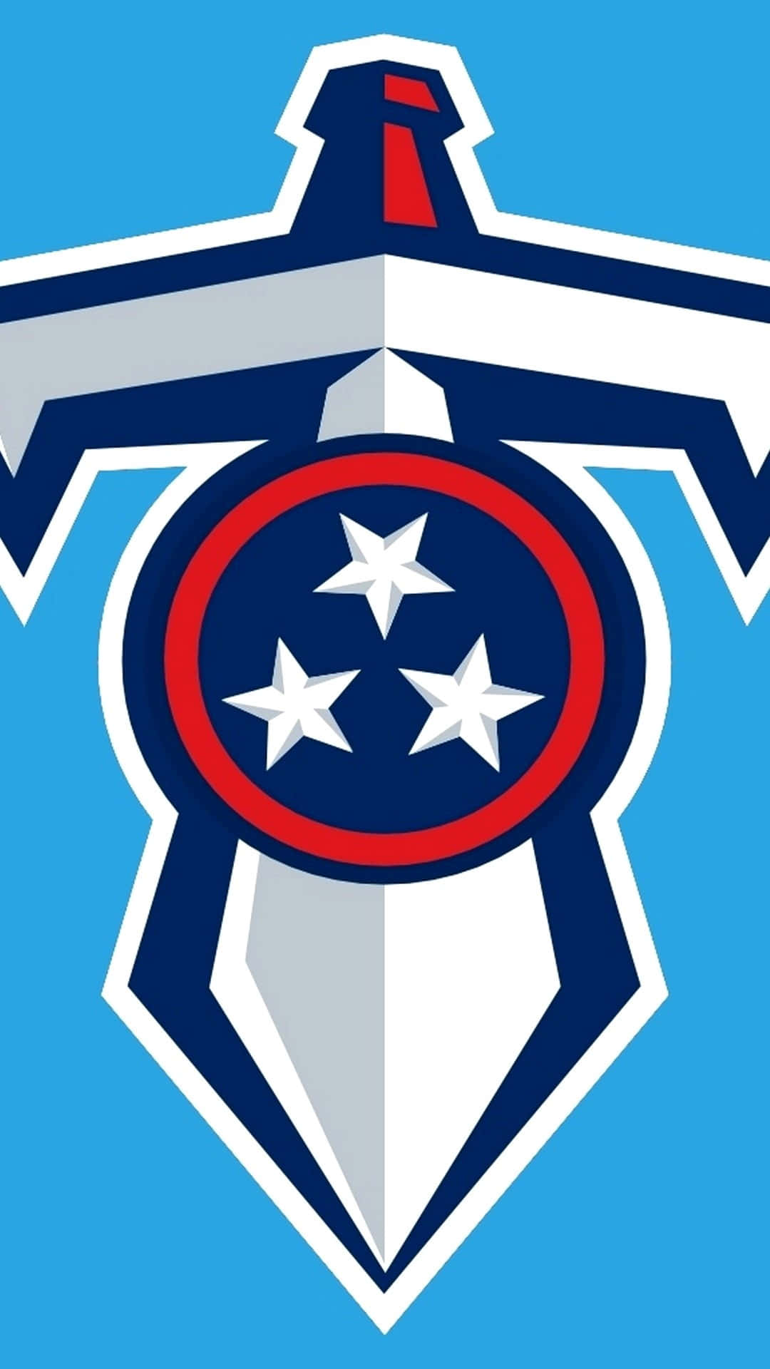 The Iconic Tn Titans Logo On An Iphone Background