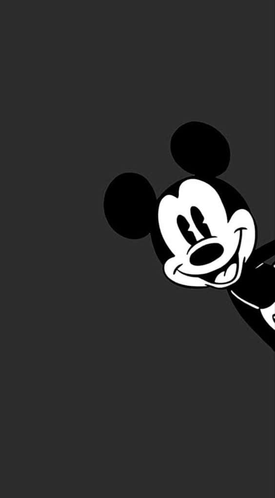 The Iconic White Mickey Mouse. Background