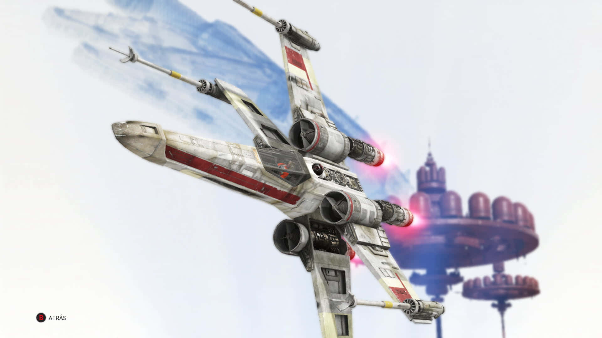 The Iconic X-wing Fighter Of The Star Wars Galaxy Background