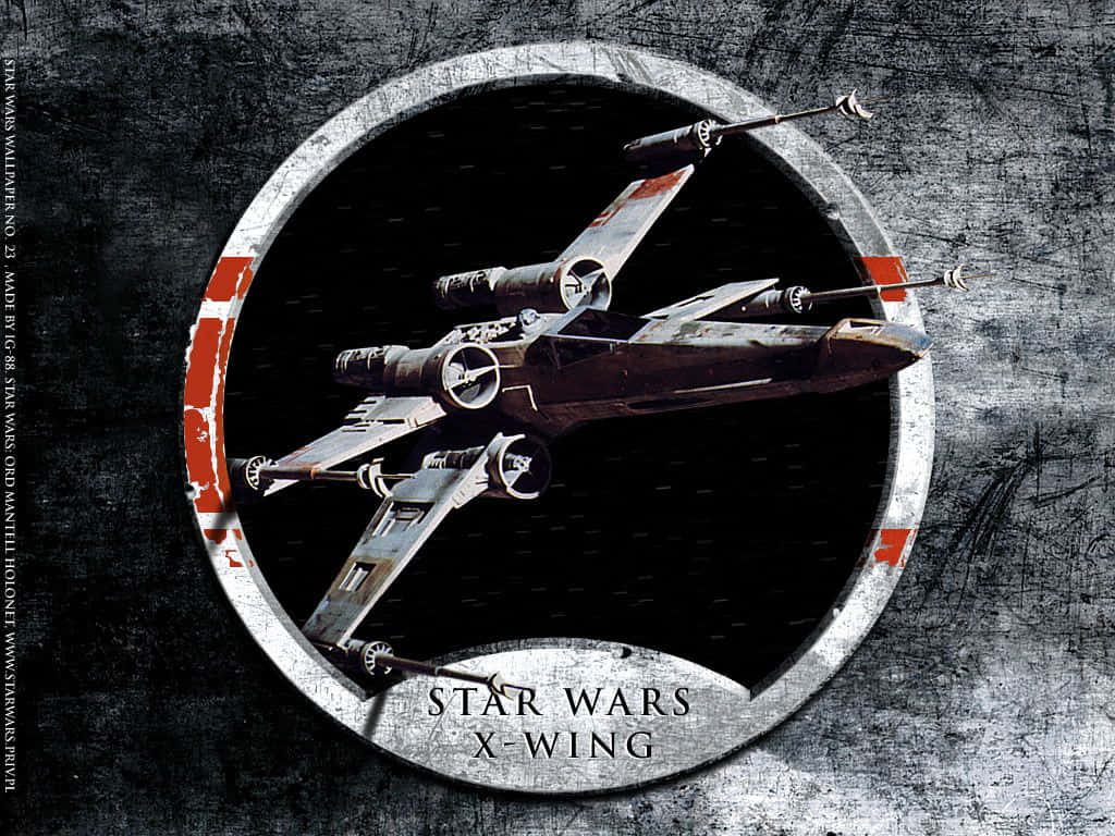 The Iconic X-wing Starfighter From The Star Wars Franchise Background