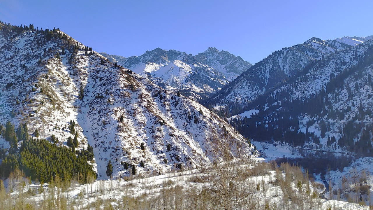 The Icy Mountains Of Almaty