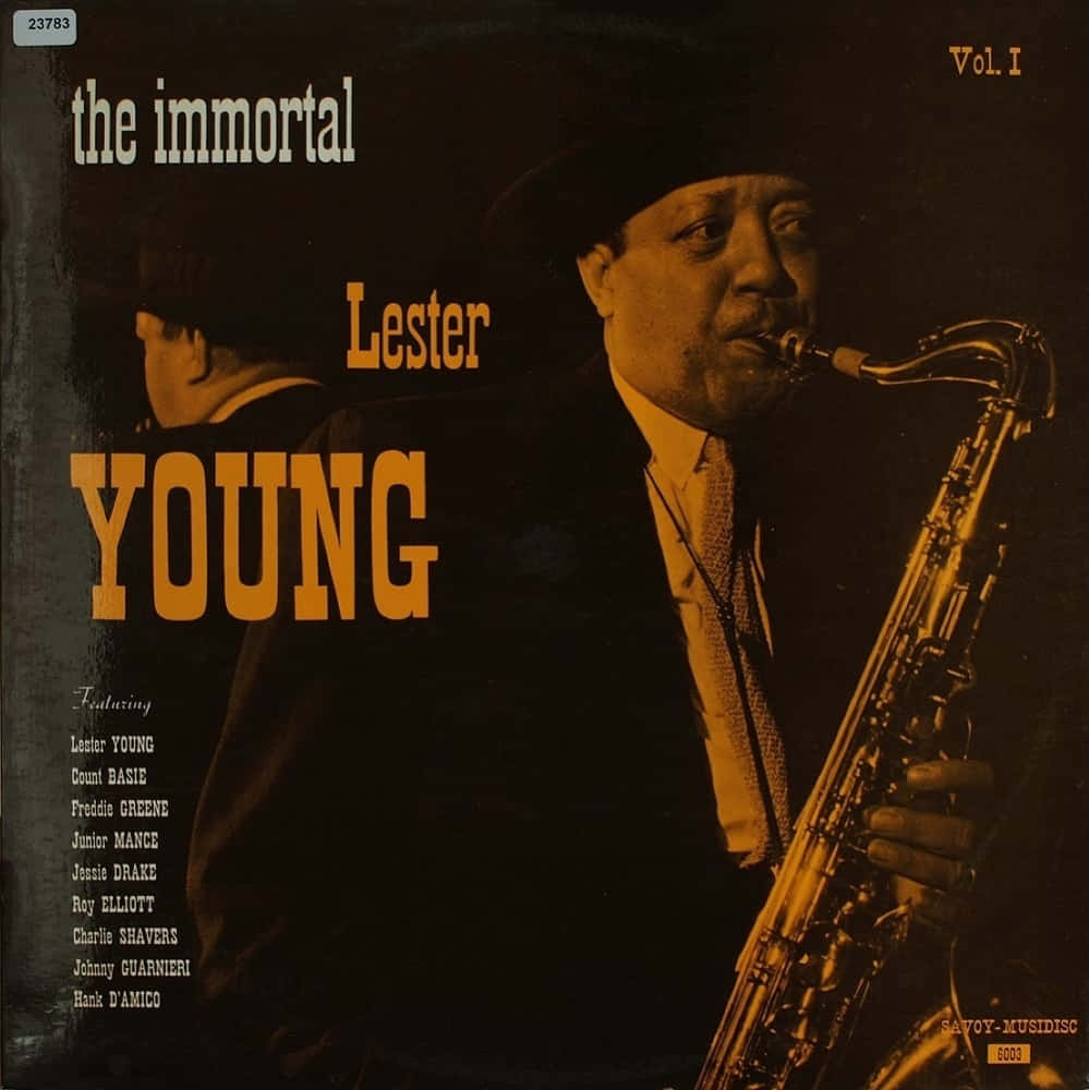 The Immortal Lester Young Volume 2 Album Cover Background