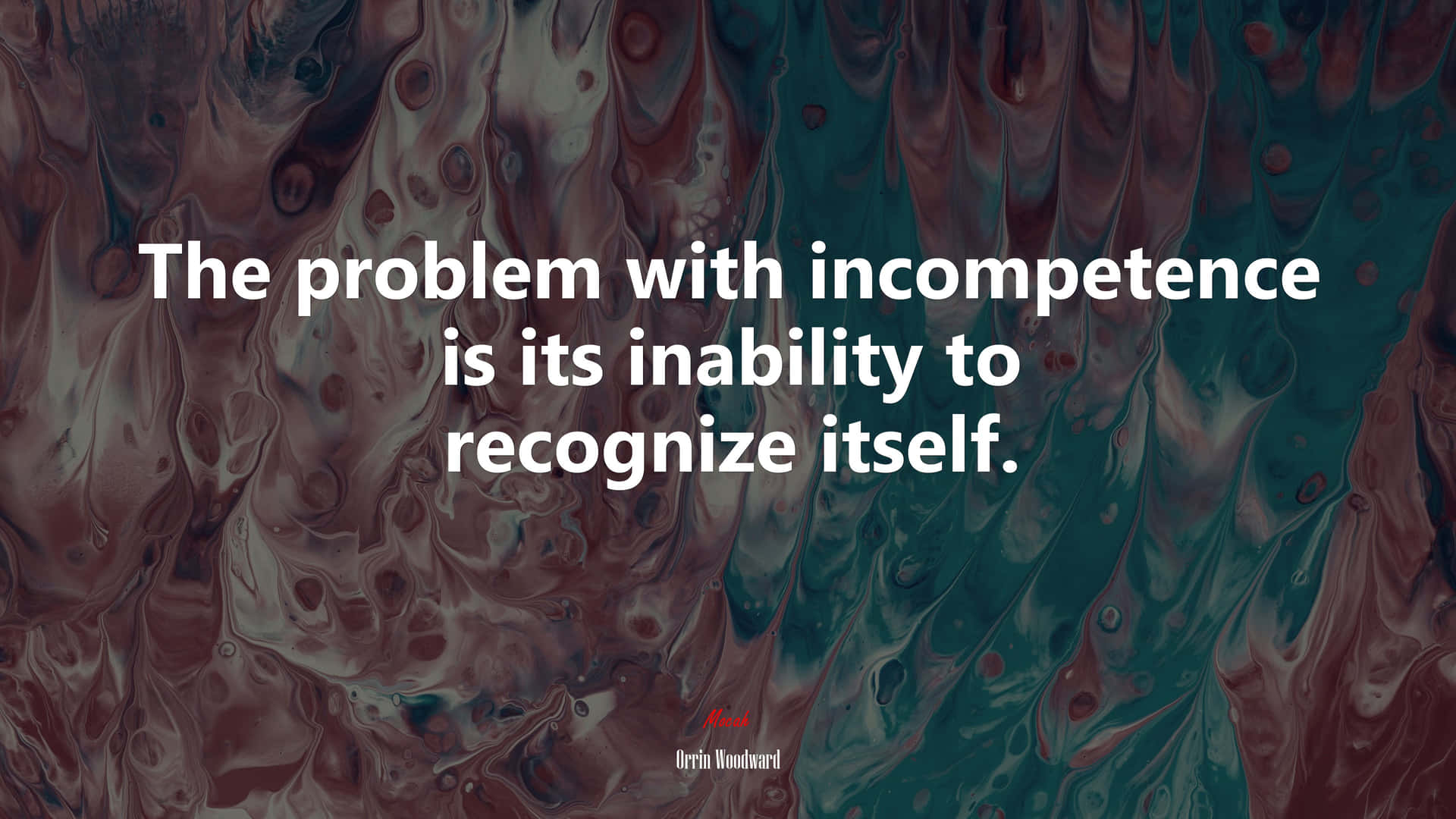 The Incompetent Do Not Recognize Themselves Background
