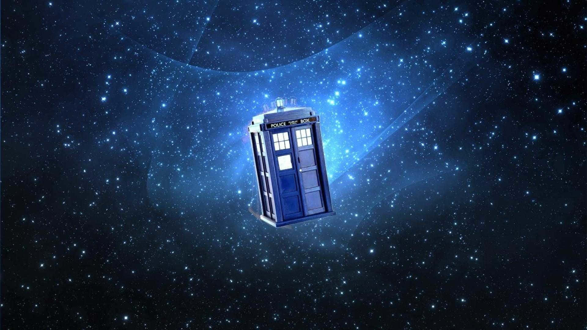 The Inconspicuous Time Traveling Police Box Background