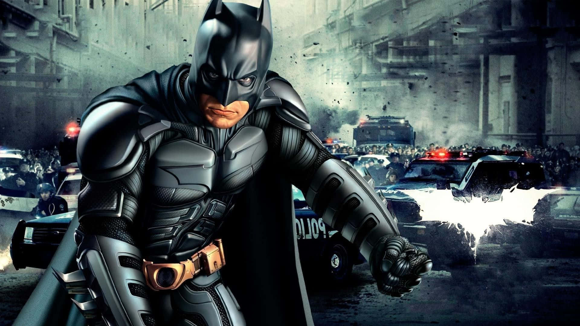 The Incredible Batman Protects His City Background