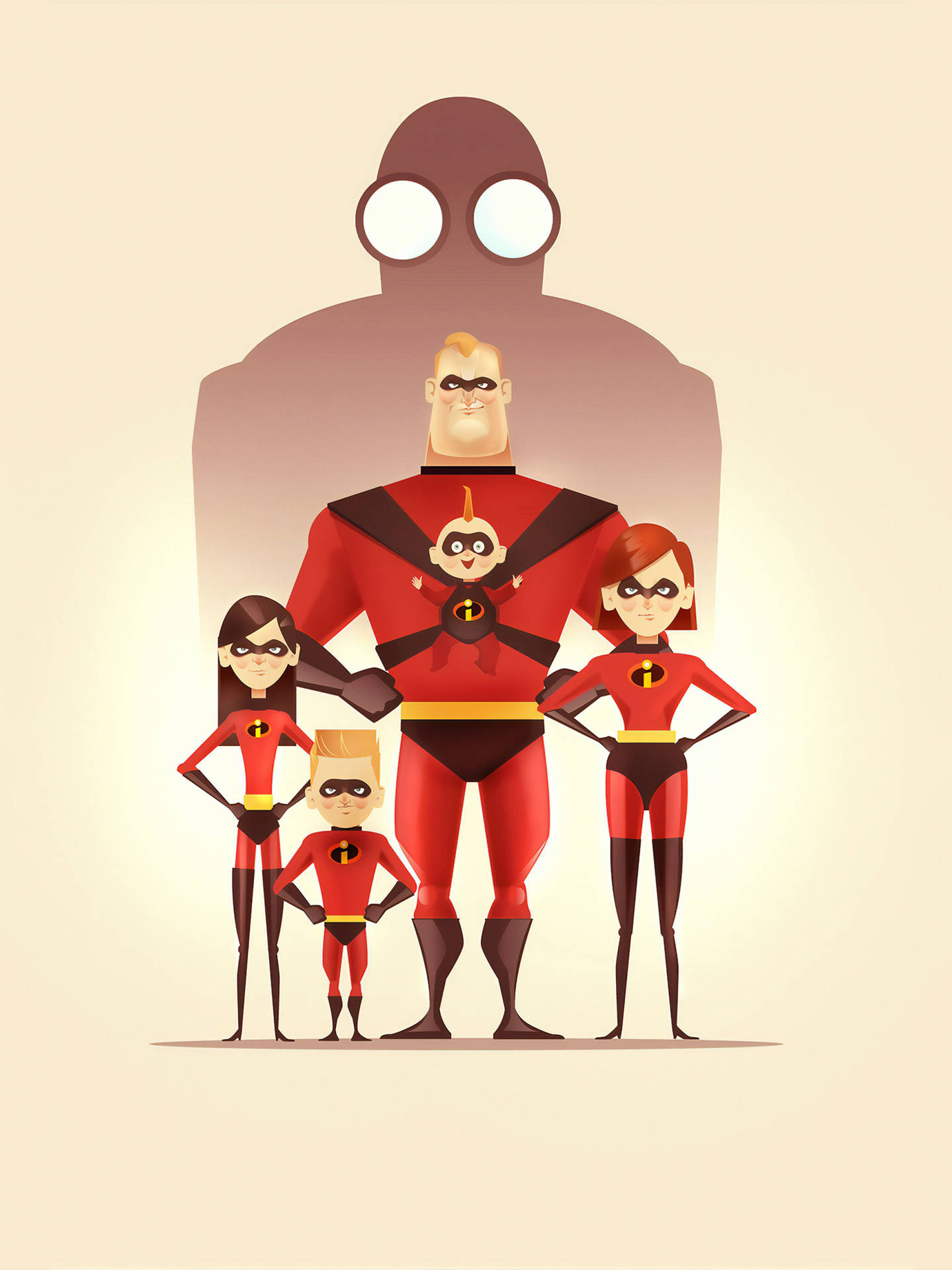 The Incredibles 2 Vector Art Background