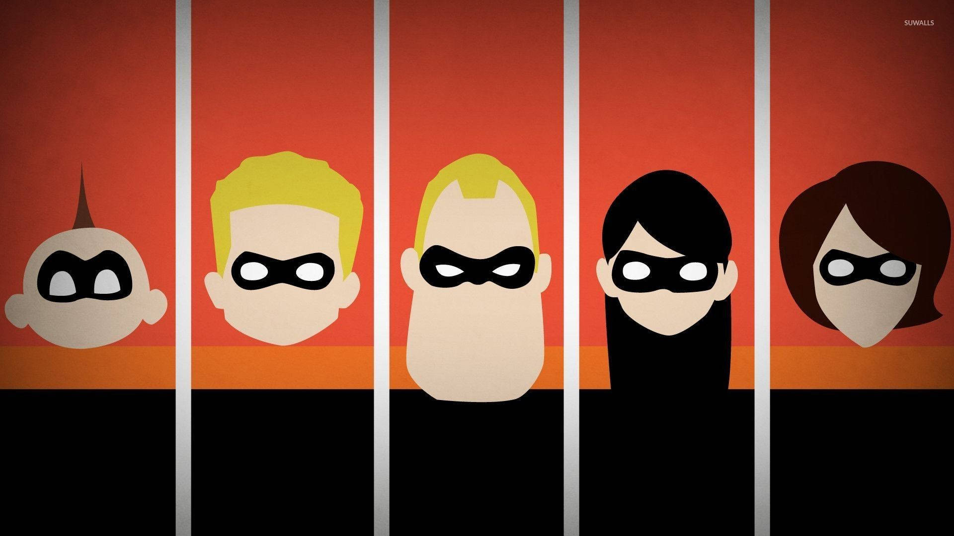 The Incredibles Family Ready For A Mission Background