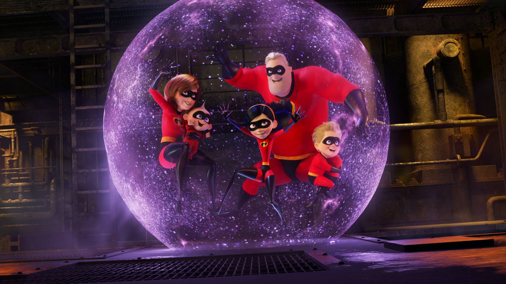 The Incredibles Force Field Background