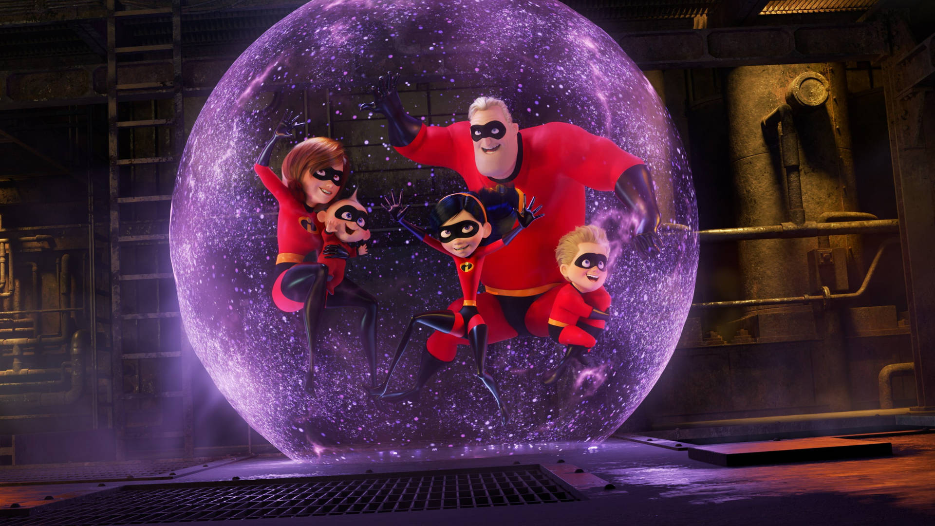 The Incredibles Superhero Movie Background