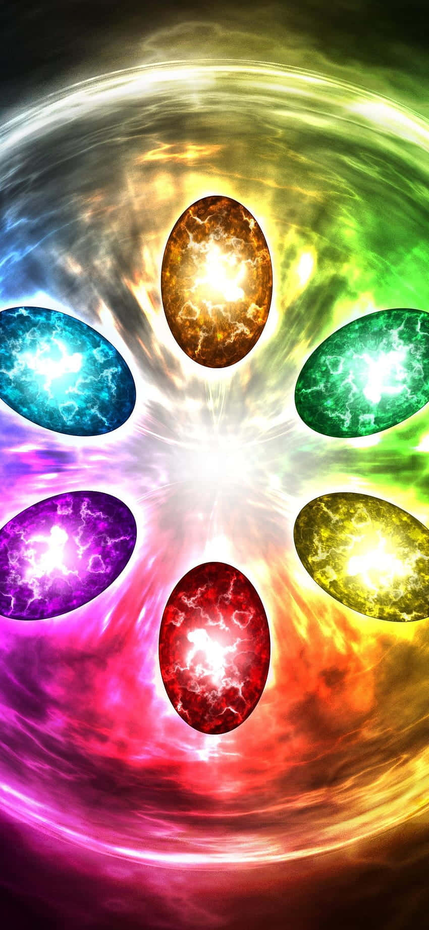 The Infinity Stones - Each Power To Bend Reality - Assemble Background