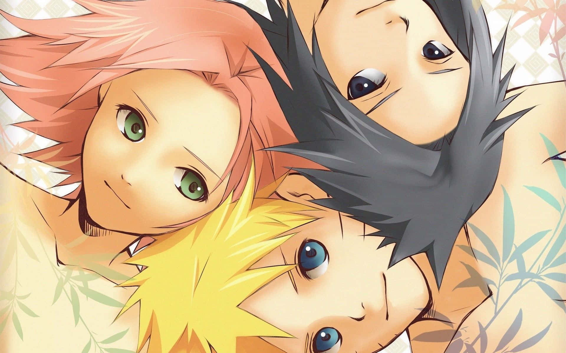 The Intense Expression Of Naruto Background