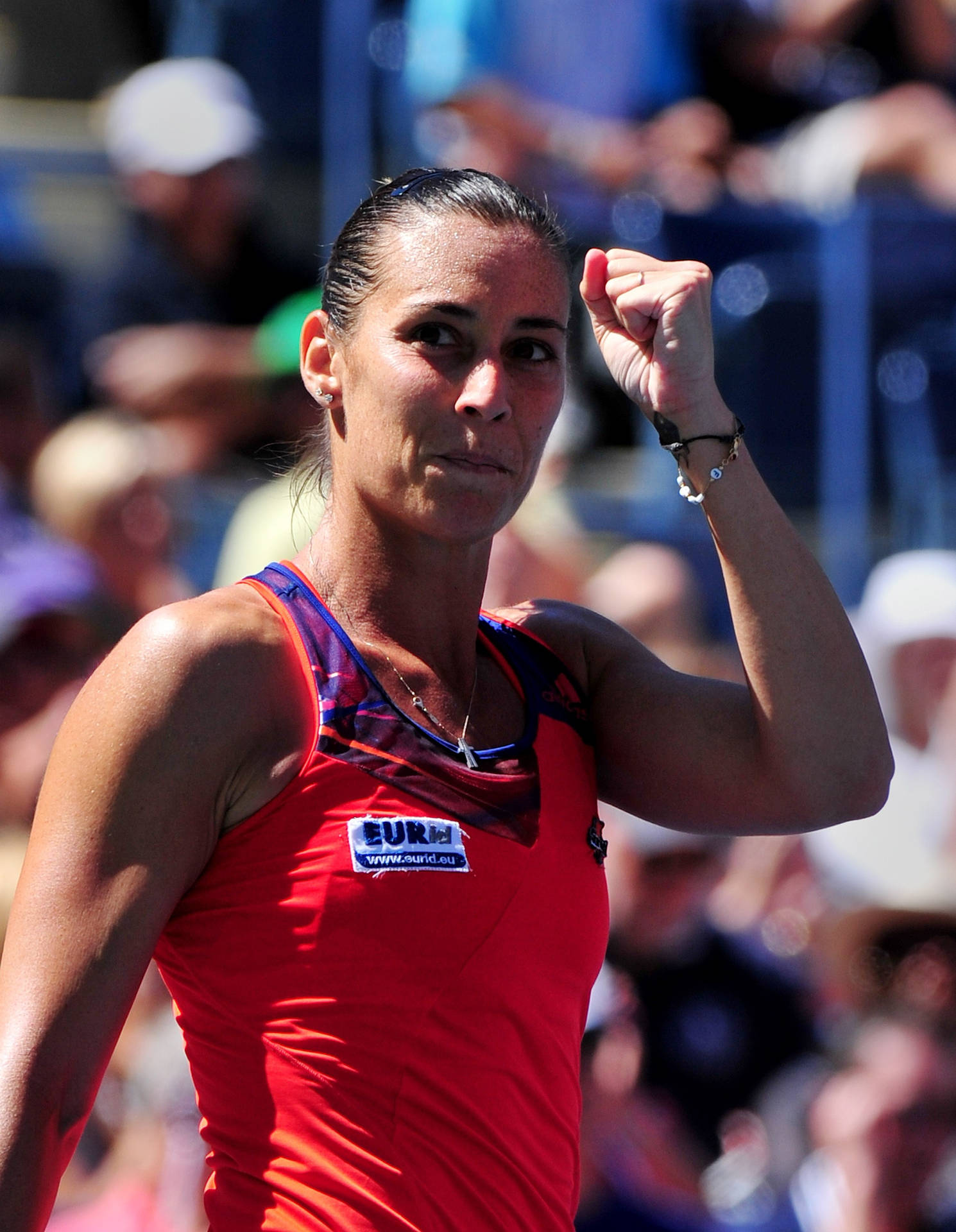 The Intense Flavia Pennetta In Action