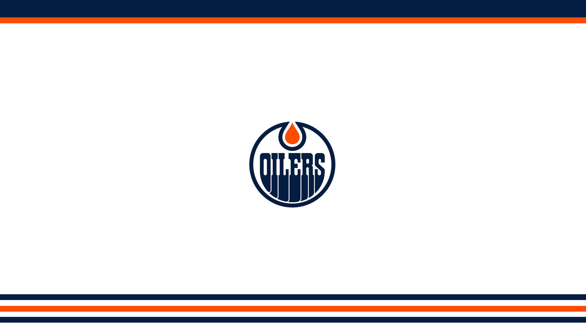 The Intensity Of The Game - Edmonton Oilers In Action Background