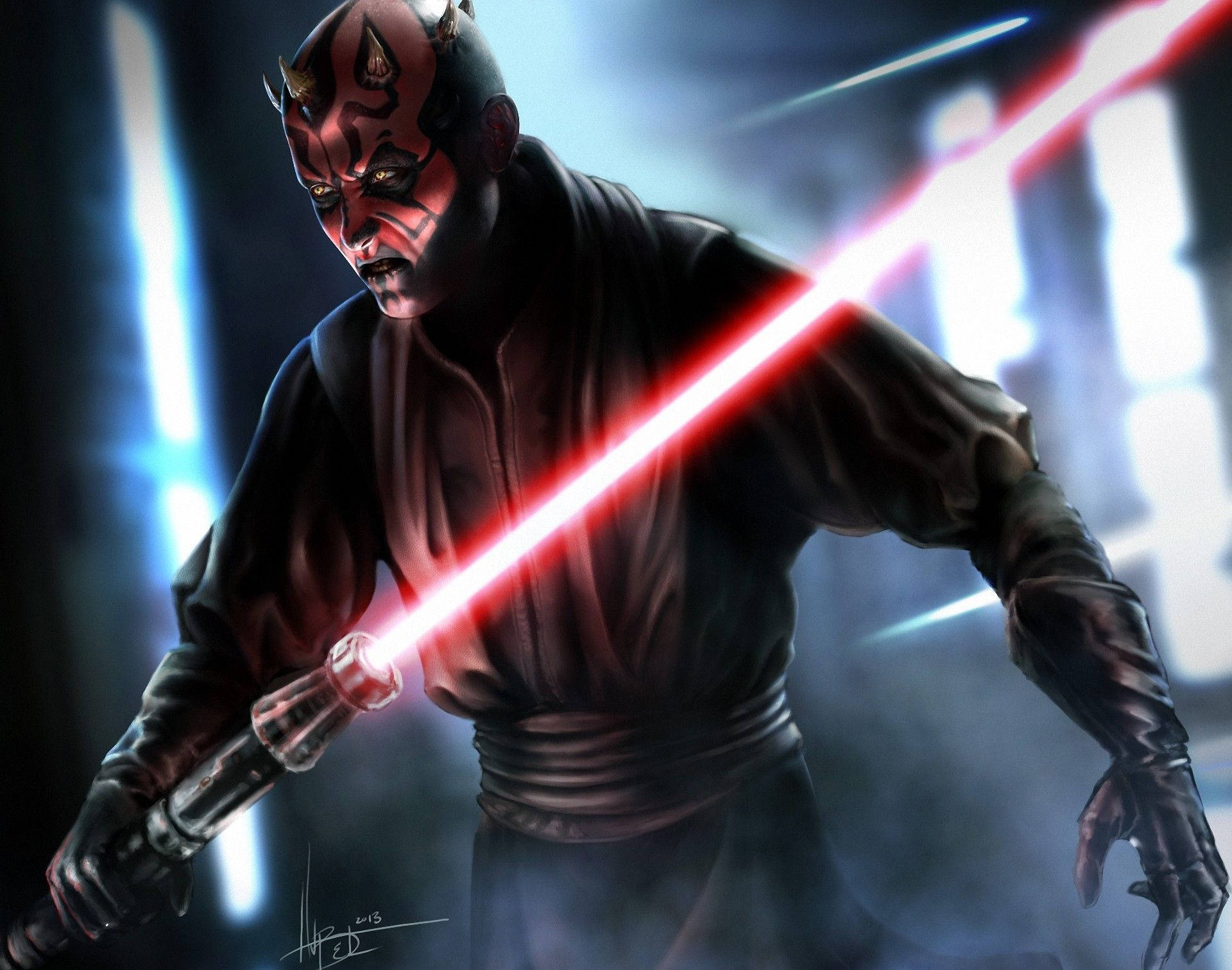 The Intimidating Sith Lord, Darth Maul Background