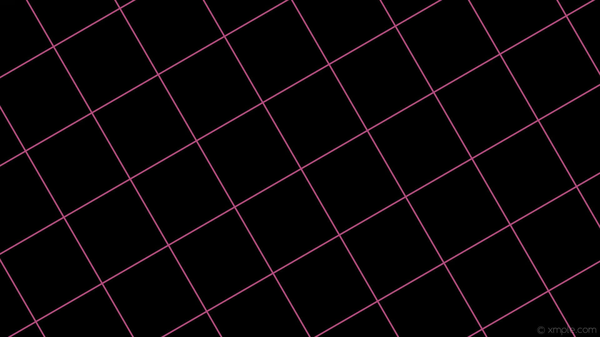 The Intricate, Symmetrical Pattern Of The Pink Grid Background