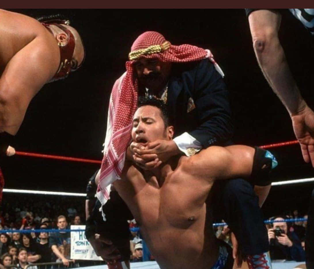 The Iron Sheik Dwayne Johnson Background