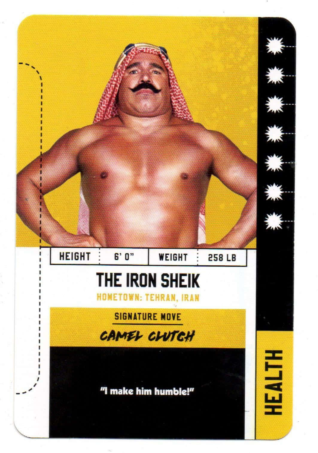 The Iron Sheik Height Weight Background