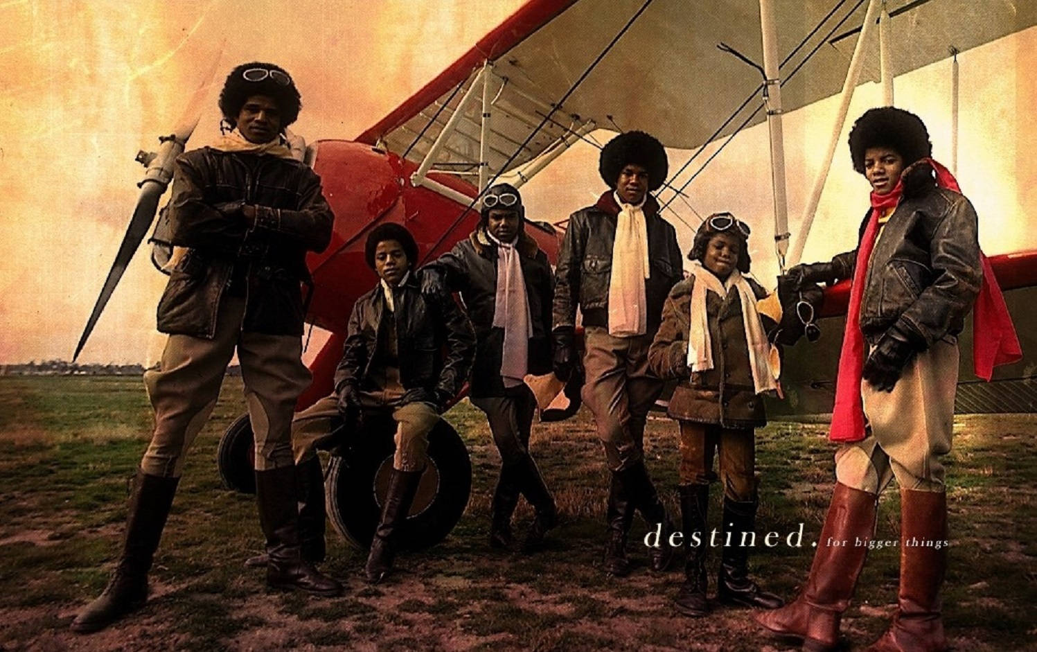 The Jackson 5 In Skywriter 1973 Background