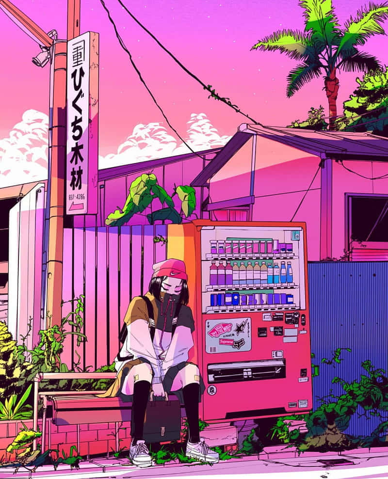 “the Japanese Anime Aesthetic” Background