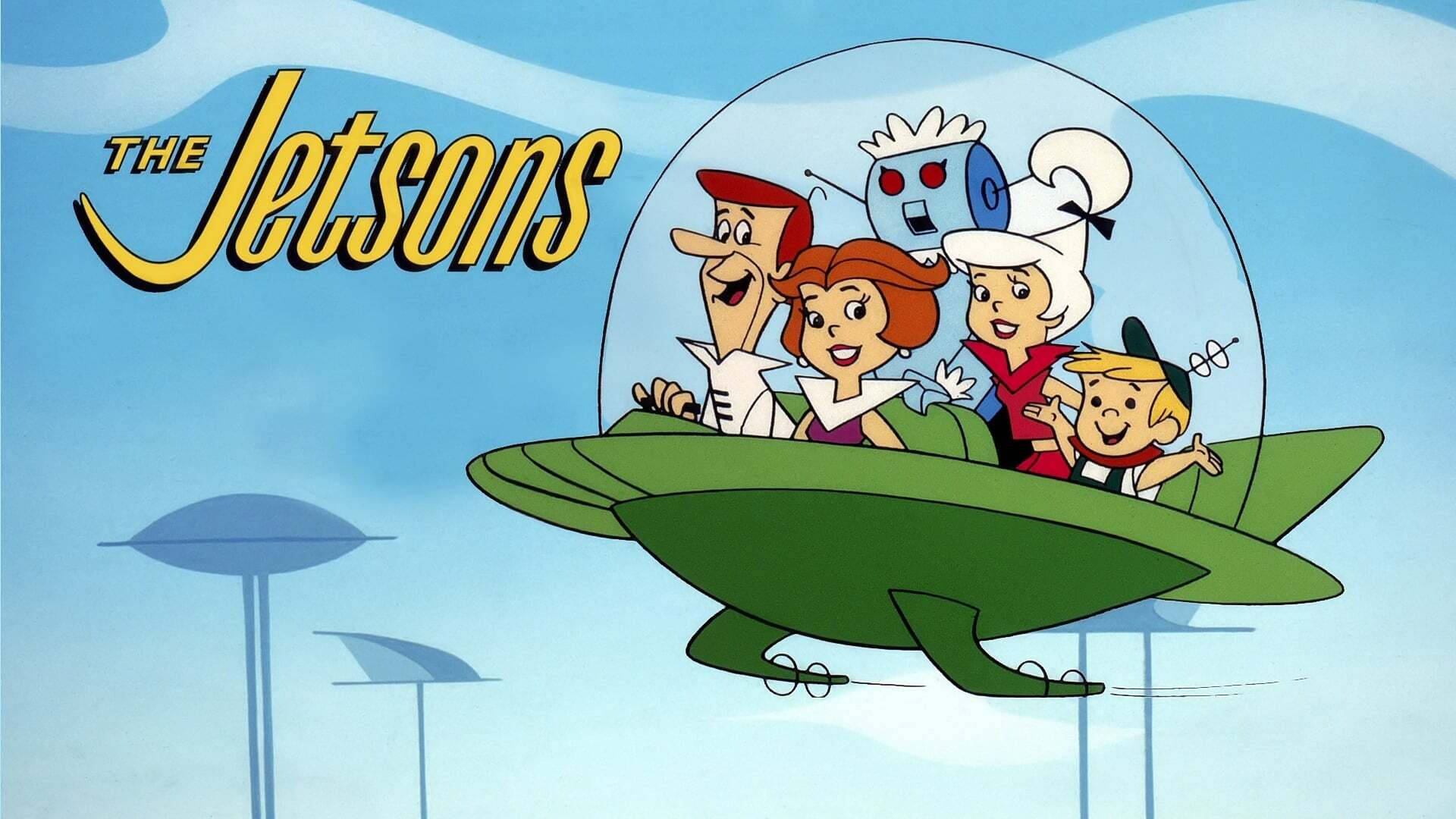 The Jetsons In Space Car With Logo