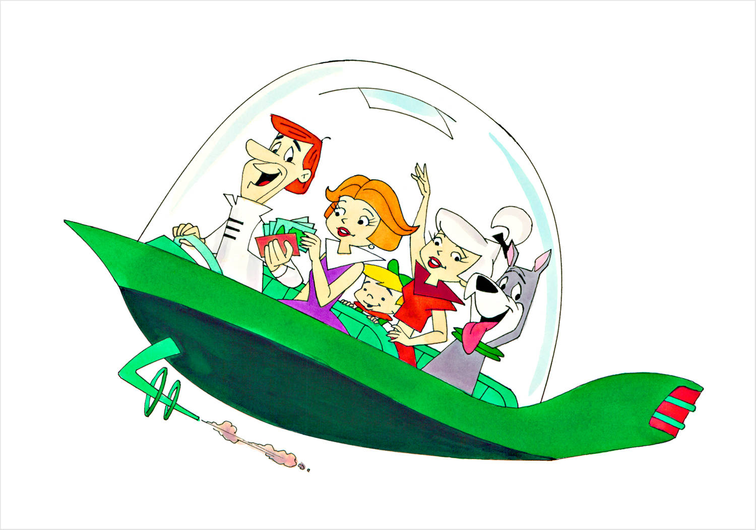 The Jetsons With White Background Background