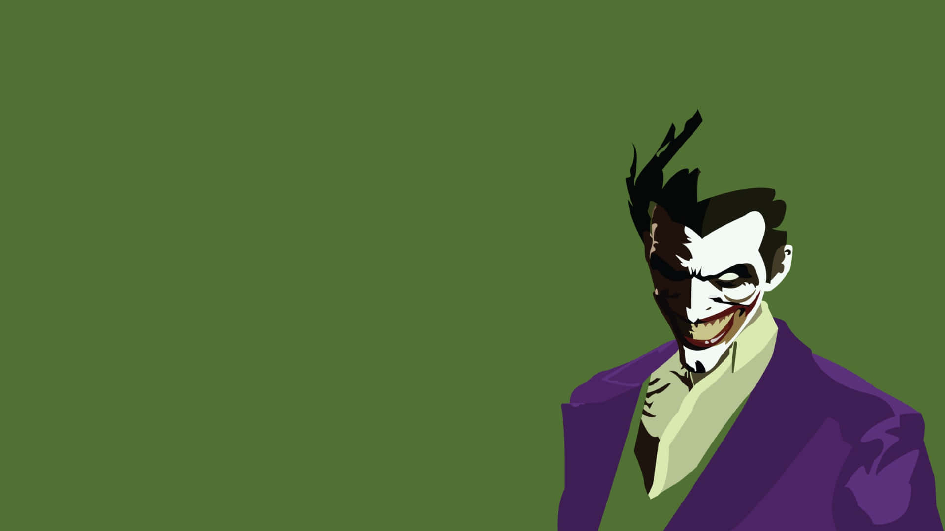 The Joker Dazzles In His Classic Comic Book Layout. Background