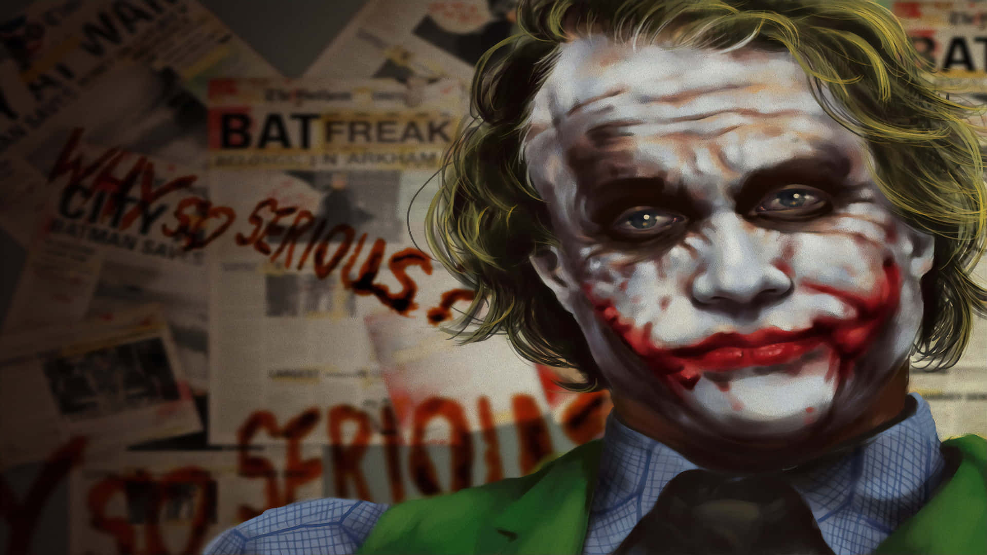 The Joker In Dark Knight 4k Ultra Hd Background