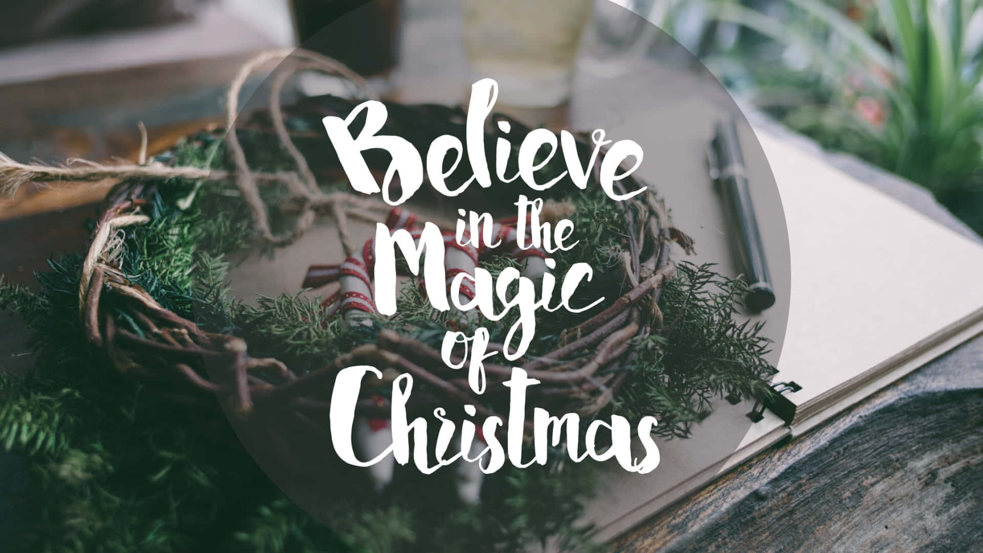 “the Joy Of Brightening Other Lives, Bearing Each Others’ Burdens, Easing Other's Loads And Supplanting Empty Hearts And Lives With Generous Gifts Becomes For Us The Magic Of The Holidays” Background