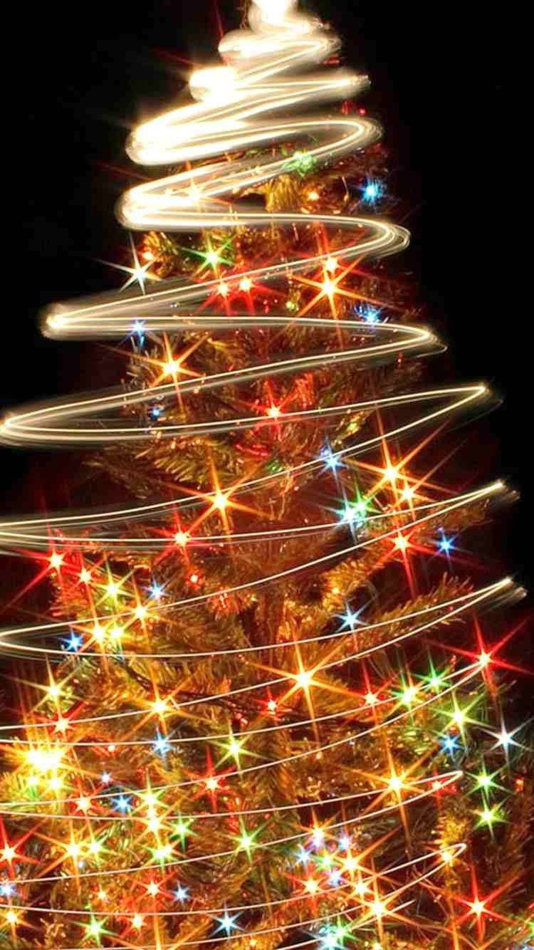 The Joy Of Christmas -- A Sparkling Lights Iphone Case Background