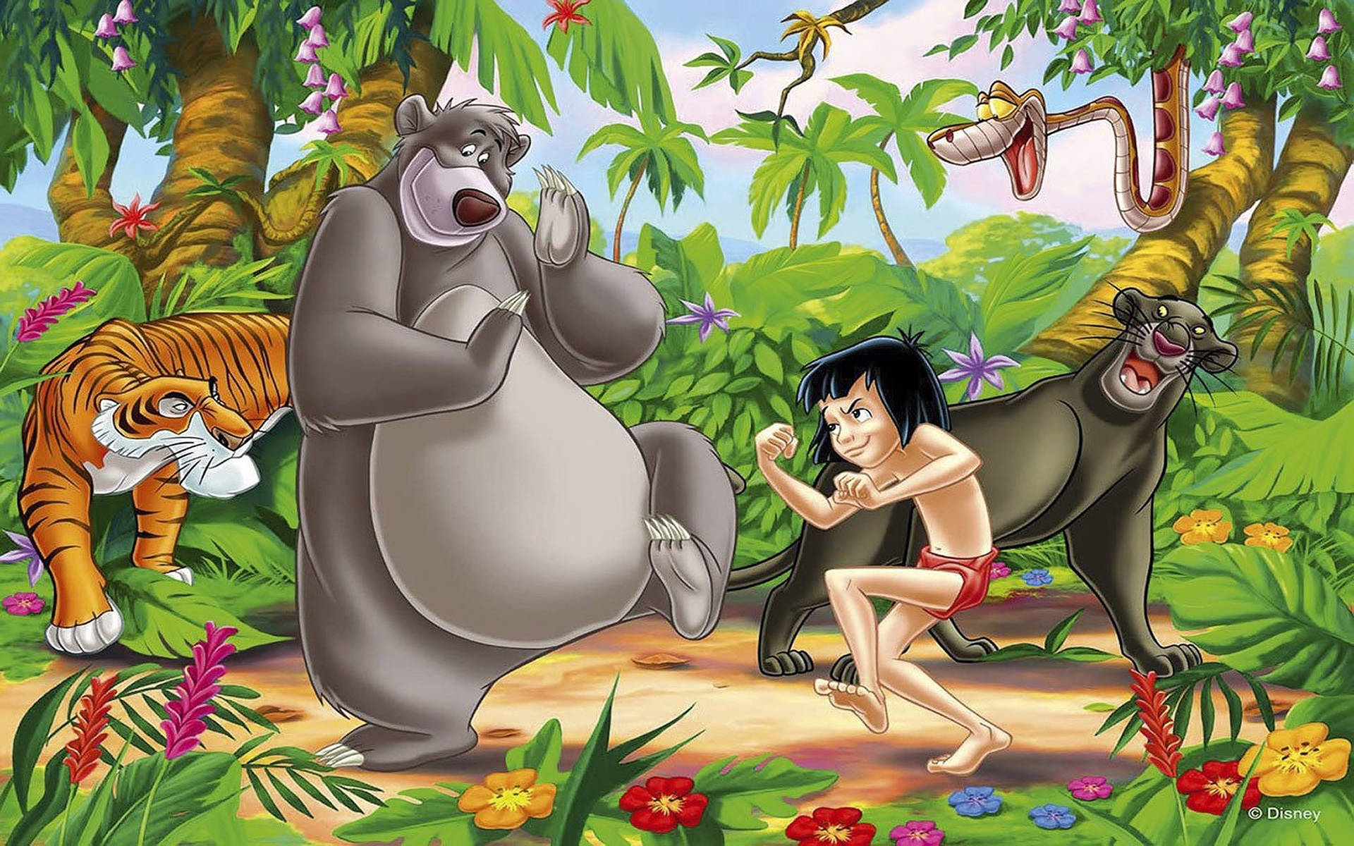 The Jungle Book Cartoon Background