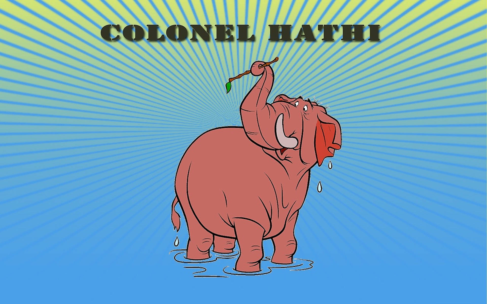 The Jungle Book Colonel Hathi Background