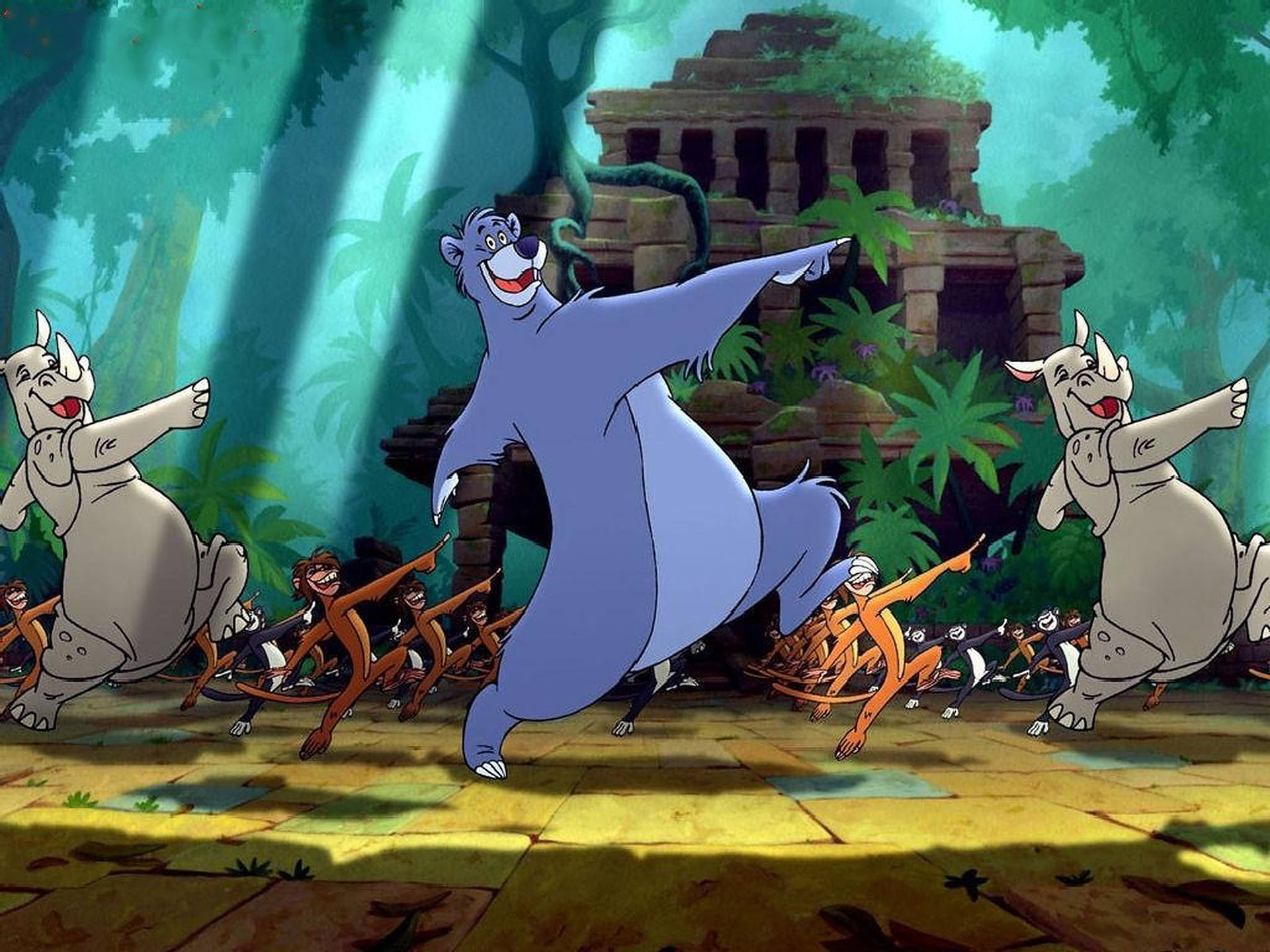 The Jungle Book Dancing Background