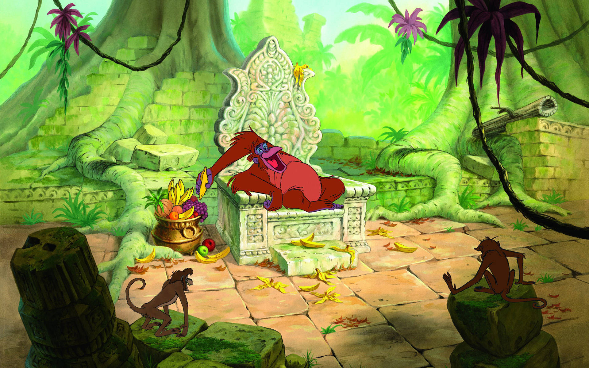The Jungle Book King Louie Background