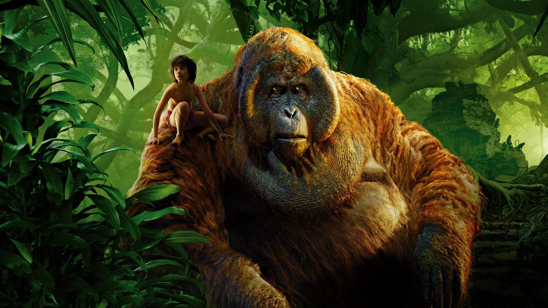 The Jungle Book Mowgli And King Louie Background