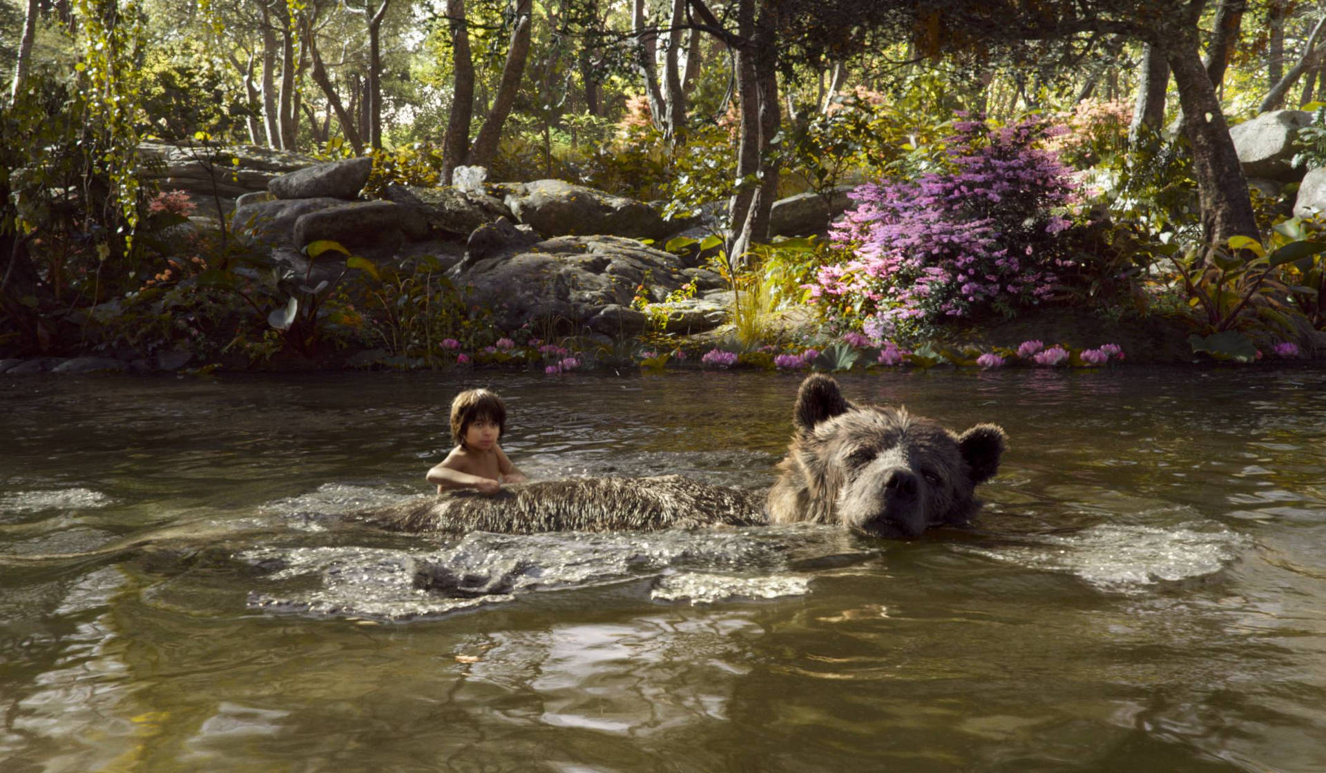 The Jungle Book Swimming Background
