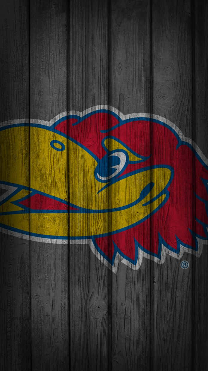 The Kansas Jayhawks Defeat Their Opponents In Allen Fieldhouse. Background