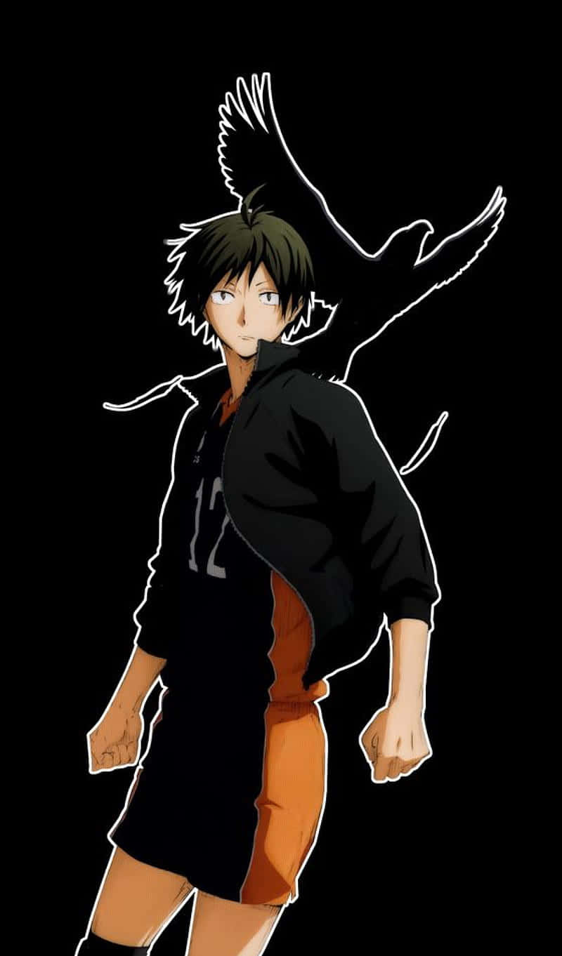 The Karasuno High Volleyball Team’s Unbeatable Drive Background