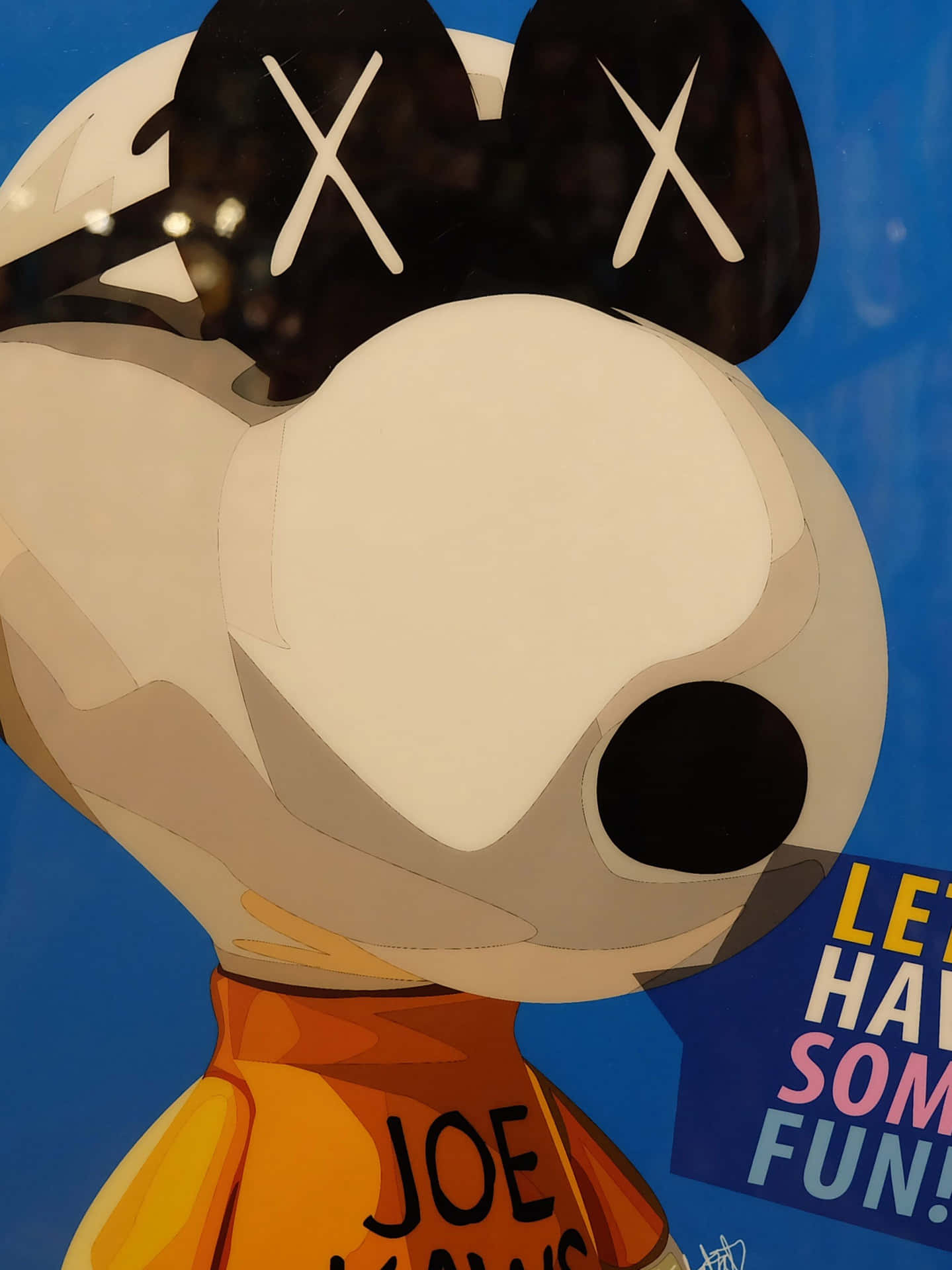 The Kaws Iphone - A Unique Smartphone Experience Background