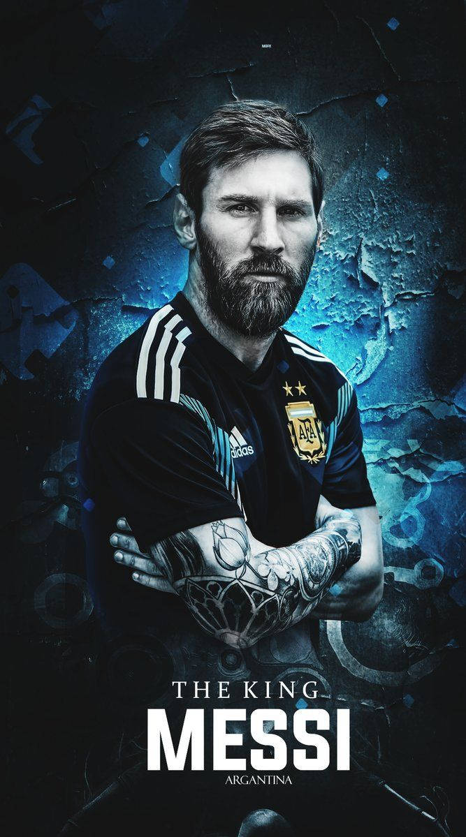 The King Messi Argentina Background
