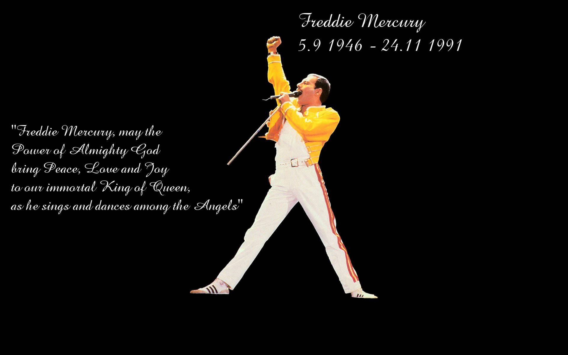 The King Of Queen Freddie Mercury Background